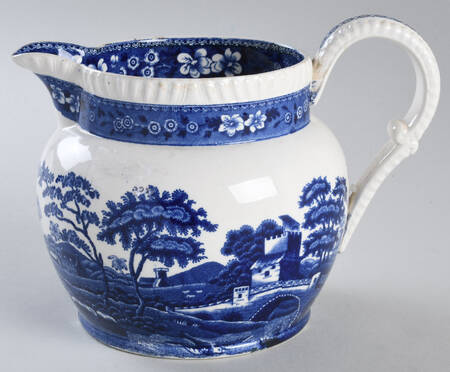 Tower Blue (No #, Older, Gadroon) 32 Oz Jug by Spode