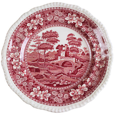 Tower Pink (Older Backstamp) Luncheon Plate