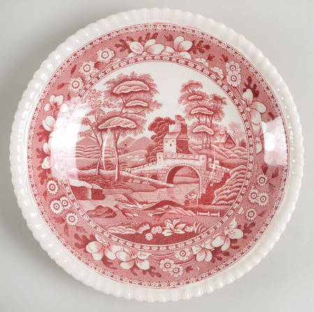 Tower Pink (Older Backstamp) Saucer for Oversized Cup by Spode