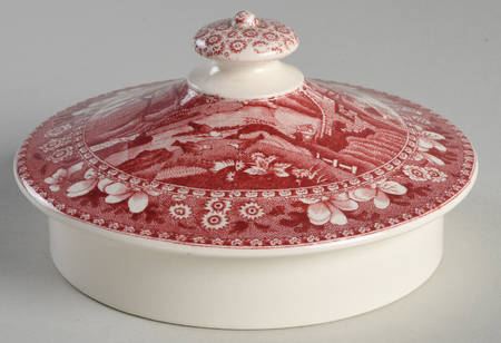 Tower Pink (Older Backstamp) Lid for Large Teapot by Spode