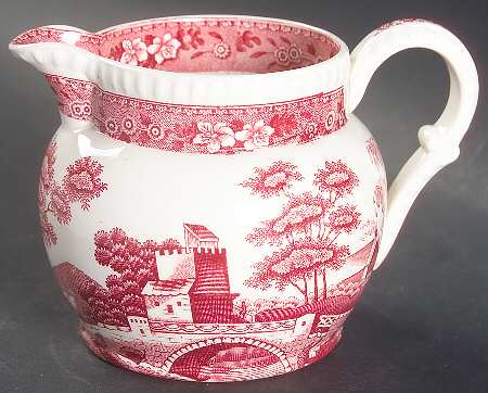 Tower Pink (Older Backstamp) 12 Oz Jug by Spode