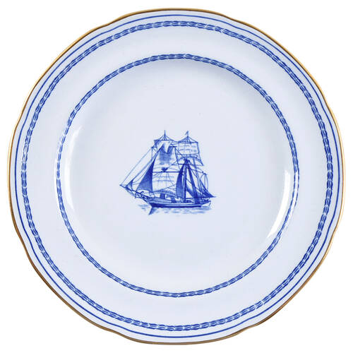 Trade Winds Blue Bread & Butter Plate by Spode