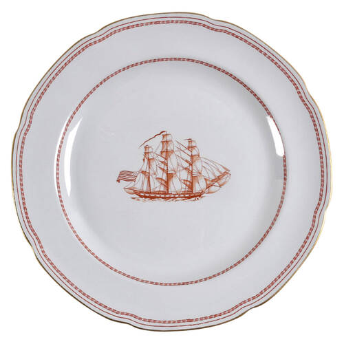 Trade Winds Red (Gold Trim) by Spode