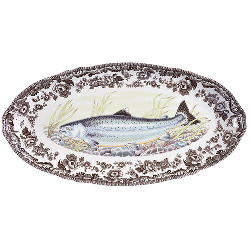 Woodland 18" Fish Platter
