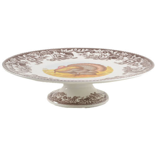 Woodland 10" Diameter Pedestal Cake Stand