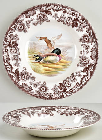 Woodland Large Rim Soup Bowl