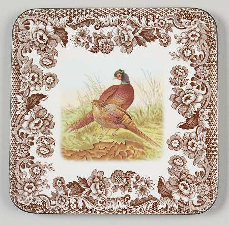 Woodland Square Corkback Coaster