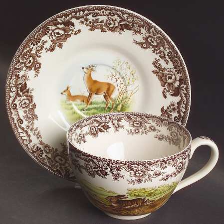 Woodland Jumbo Cup & Saucer Set