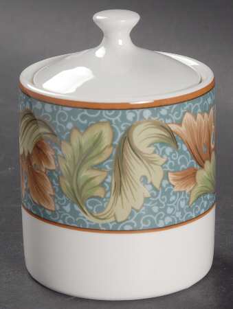 Acanthus Sugar Bowl & Lid by Sasaki