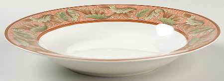 Acanthus Rim Soup Bowl by Sasaki