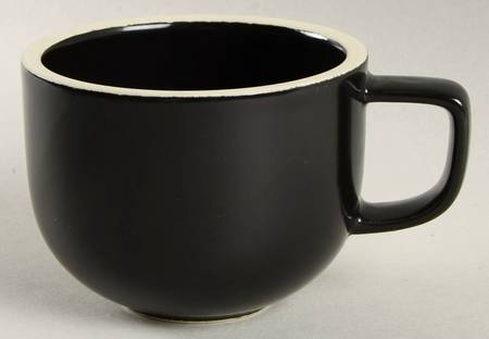 Colorstone Matte Black Flat Cup