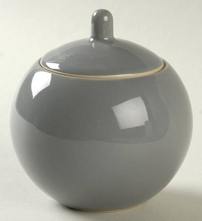 Colorstone Gray (Glossy) Sugar Bowl & Lid