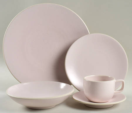 Colorstone Pink (Not Textured) 5 Piece Place Setting