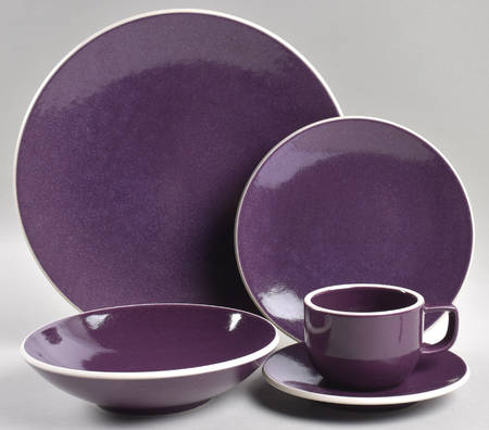 Colorstone Plum (Textured) 40 Piece Estate Set