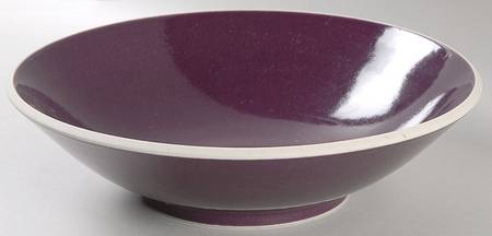 Colorstone Plum (Textured) 9" Round Vegetable Bowl