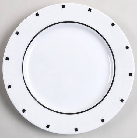Metropolis Black Salad Plate