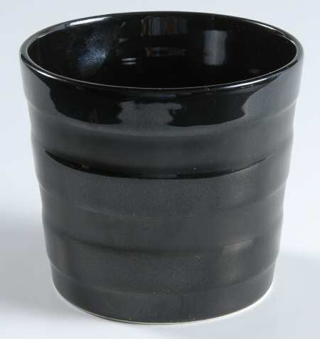 Orbit Black Sugar Bowl No Lid by Sasaki