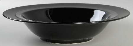 Orbit Black 10" Round Vegetable Bowl by Sasaki