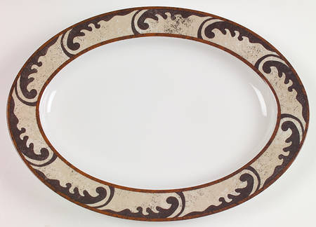 Pompeii 14" Oval Serving Platter