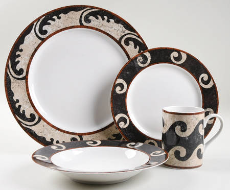 Pompeii 4 Piece Place Setting