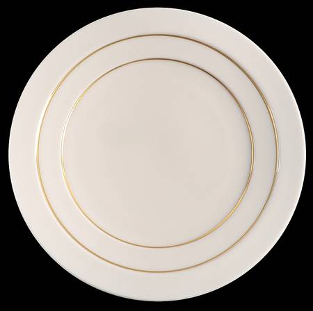 Saturn Gold Salad Plate by Sasaki