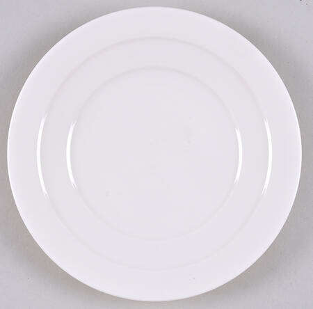 Saturn White Bread & Butter Plate