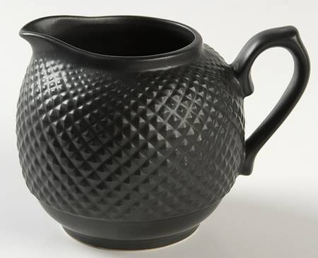 Waffle Black Creamer