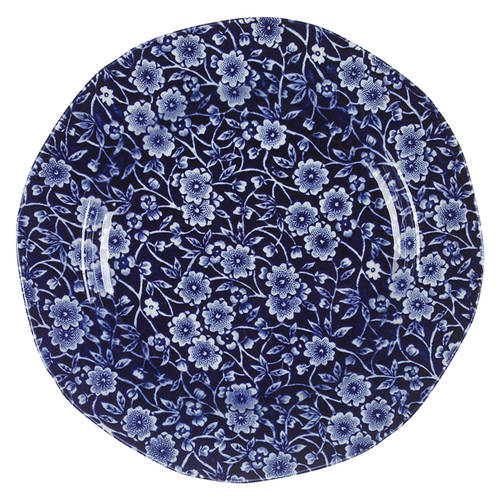 Calico Blue (Burleigh Stamp) Salad Plate