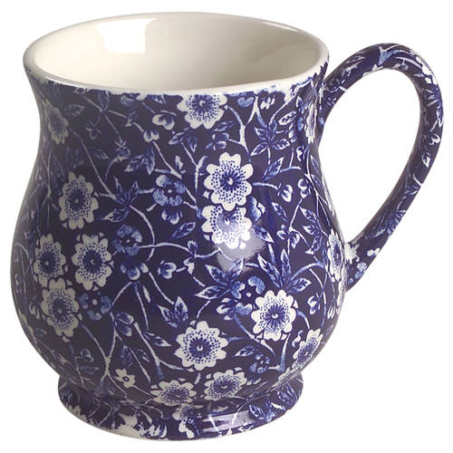 Calico Blue (Burleigh Stamp) Mug