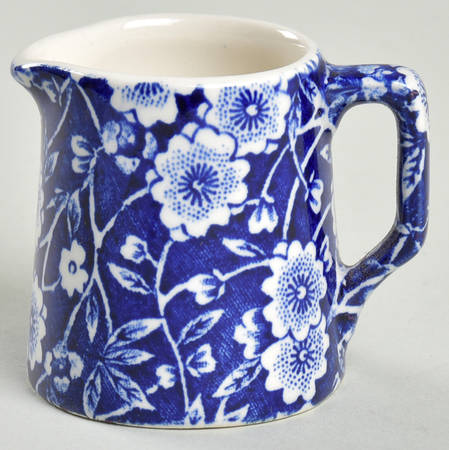 Calico Blue (Burleigh Stamp) Individual Creamer