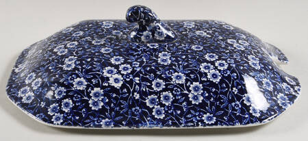 Calico Blue (Burleigh Stamp) Lid for Tureen