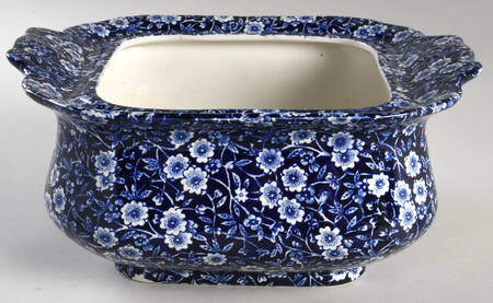 Calico Blue (Burleigh Stamp) Tureen No Lid