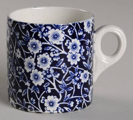 Calico Blue (Burleigh Stamp) Mug
