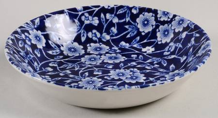 Calico Blue (Burleigh Stamp) Butter Pat