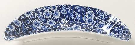 Calico Blue (Burleigh Stamp) Bone Dish