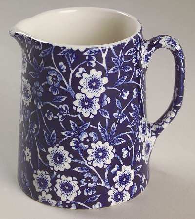 Calico Blue (Burleigh Stamp) Mini Tankard Jug