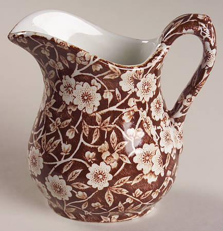 Calico Brown Mini Creamer