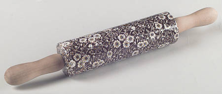 Calico Brown Rolling Pin