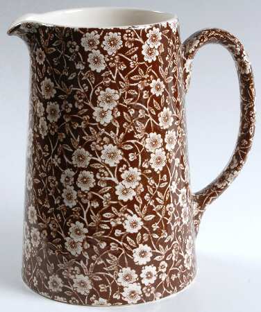 Calico Brown Large Tankard Jug
