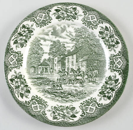 Old Inns Series Green by Staffordshire
