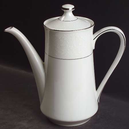 Brocade Coffee Pot & Lid