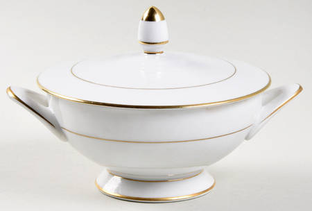 Bridal Wreath Sugar Bowl & Lid