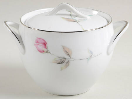 Dawn Rose Sugar Bowl & Lid