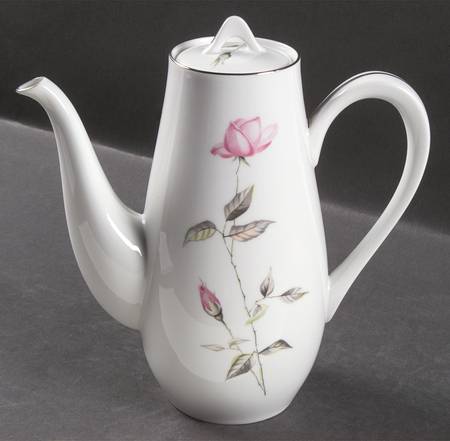 Dawn Rose Coffee Pot & Lid