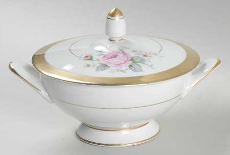 Dresden Bouquet Sugar Bowl & Lid