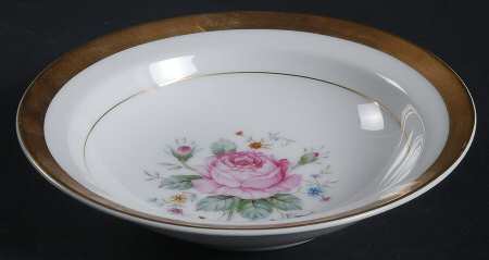 Dresden Bouquet Rim Fruit/Dessert (Sauce) Bowl