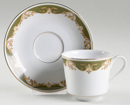 Kimberly Footed Cup & Saucer Set
