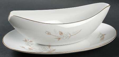 Lady Fair Gravy Boat & Underplate