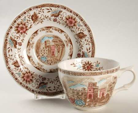 Manor Vista Flat Cup & Saucer Set
