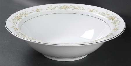 Mayfair (Platinum Trim) 10" Round Vegetable Bowl